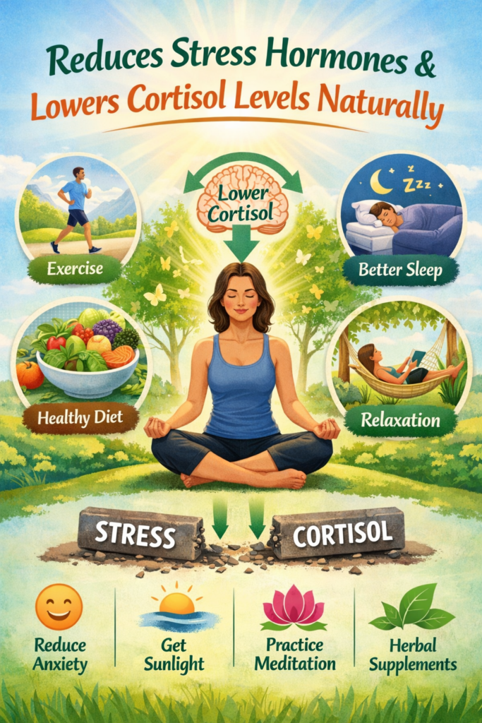 Natural stress relief through meditation